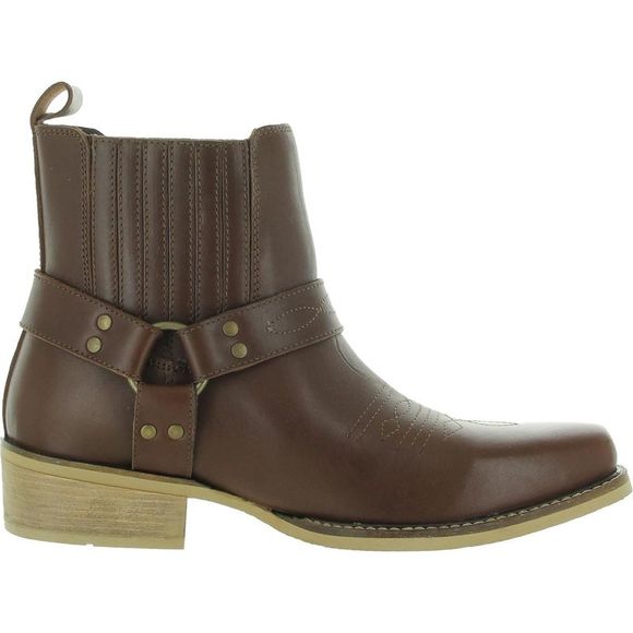 Dingo The Duke Brown Snip Leather Western Boots